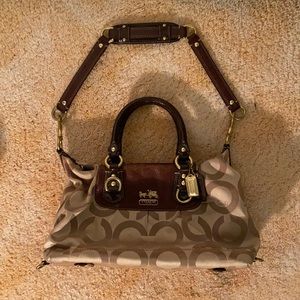 Coach Bag, loved, has one small rip on side